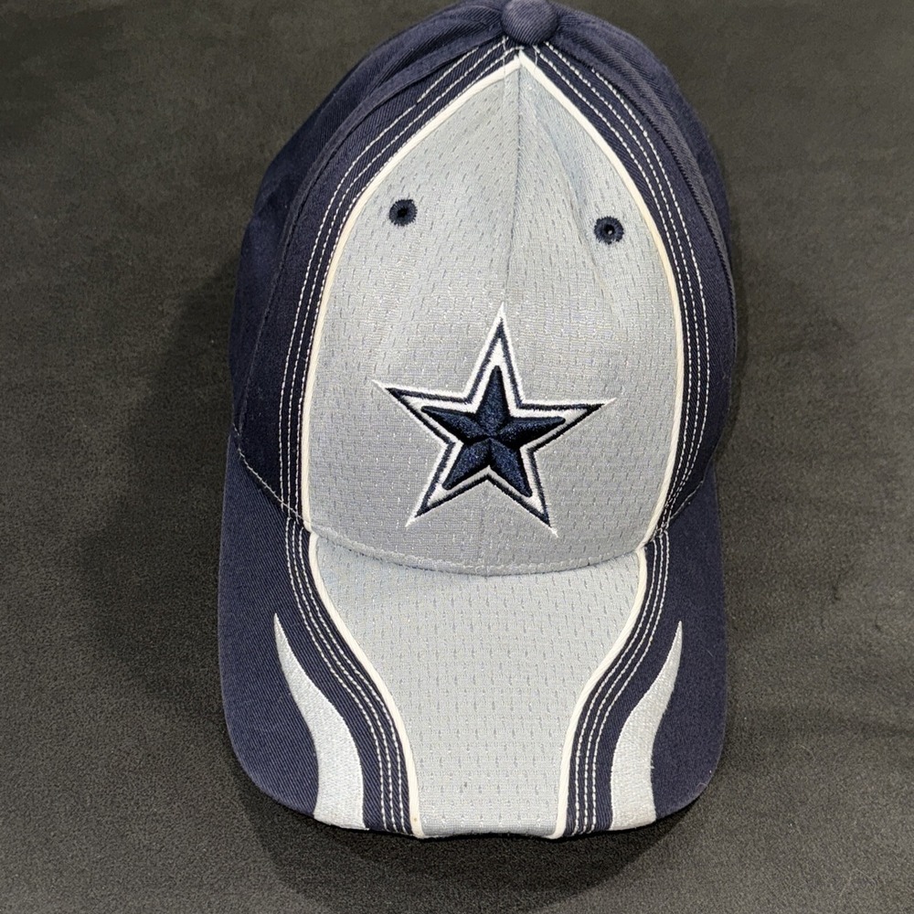 Dallas Cowboys Authentic Strap Back Hat Cap Men Casual Adjustable Blue Gray